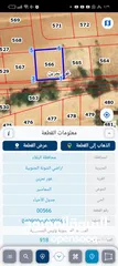  1 ارض للبيع في اجمل مناطق الاغوار غور نمرين 918م على شارعين امامي خلفي منطقه شالهات فخمه