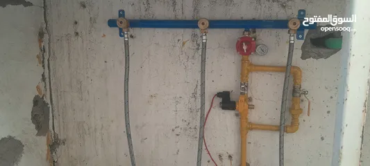  10 gas pipe line instillation work