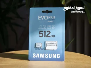  1 SD Samsung 512GB Evo Plus MicroSDXC مومري