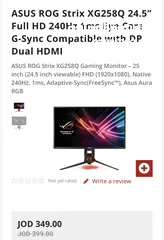  5 Full High-End Gaming PC with monitor and keyboard