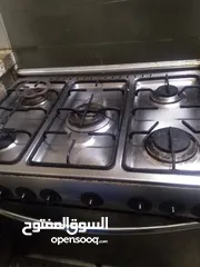  1 فرن غاز ستانلس ستيل مستعمل بحالة جيدا جدا للبيع ابو علندا عمان