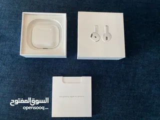  3 airpods 4 original closed brand new اير بودز 4 جديدة اصلية