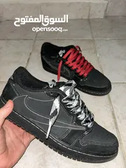  4 Travis scott jordan 1 low black phantom