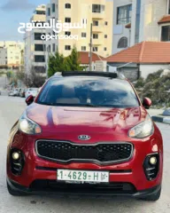  5 كيا سبورتاج GT line 2017 . اوتوماتيك . يد اولى . اصل برايفيت . دهان شركه . فل فل فل اضافات .