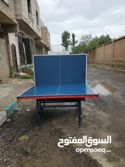  2 طاولة تنس sport land    نظيف مع الشبك والمضارب