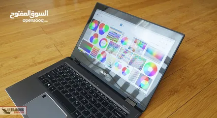 18 Acer Spin 5, 8th Gen Intel Core i5-8250U, 14.0" Full HD Touch, 8GB DDR4, 256GB SSD, Windows 11 PRO