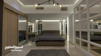  4 شقه مفروشه للايجار في داماك البوليفارد العبدلي