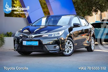  4 تويوتا كورولا بنزين 2018.  1600cc