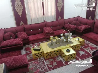  8 فراش عربي تفصيل لون خمري