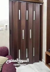  6 أبواب اكورديون نخب أول خامه ثقيله قاطع الخليه