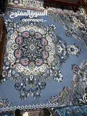  6 طقم كنت نفخ أمريكي 7 مقاعد لون بني وأزرق تركواز