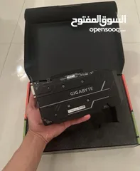  4 كرت شاشة  GTX 1650 SUPER WINDFORCE 4gb مستخدم نظيييف بالكرتون