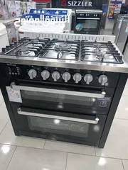  2 عرض نااار على فرن يونيون اير دبل طابقين مزدوج 90 سم منصب ثقيل عيون ايطالي