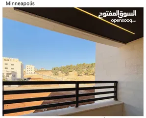  18 شقة طابق اخير مع روف (دوبليكس) للبيع مساحات 198 م2  بمنطقة رائعة و هادئة واطلالة مميزة