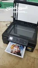  3 طابعة Brother  للصور مع سكانر فقط 150 شيقل !!