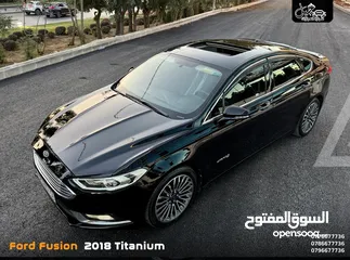  2 فـورد فـيـوجـن 2018 تـيـتـانـيـوم كاش أو أقساط