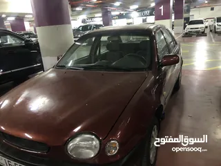  4 تويوتا كوروللا اوتوماتيك اصلي  موديل 2000