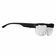  4 نظارة مكبرة مزودة بإضاءات جانبية EASYmaxx Magnifying Glasses  Glasses with Magnifying Function 160%