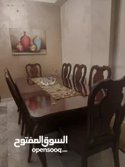  3 طاولة سفرة مع ثمان كراسي