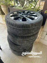  2 جنط مع الكوشوك الي عليه لمجموعة vw