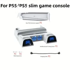  9 قاعدة تبريد و شحن أجهزة تحكم PS5