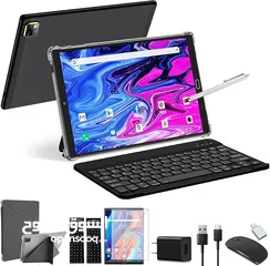  7 Tablet 10 Inch, 4G RAM, 64GB Storage 128GB Expandable  Android 11.0, with Keyboard, Dual 2.4 USA