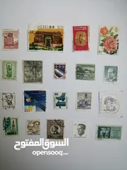  7 اكثر من الف طابع لعدة دول من ضمنها الصين، أمريكا، هونج كونج. فرنسا، ألمانيا،الطابع بي 40 قرش فقط.
