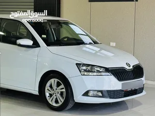  4 سكودا فابيا ترخيص 2021 إضافات مميزة  شركة الوكيل التجارة السيارات