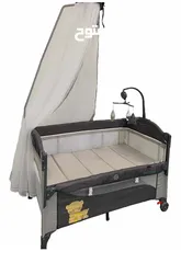  9 5 In 1 Travel Cot Foldable Baby Bedside Sleeper With Diaper Changer Mattress