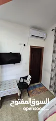  5 ستوديو مفروش مرتب مكيف  فرب المستشفى العربي