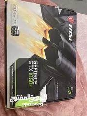  1 كرت شاشه 1050ti الشركة  msi بزبط على بدل
