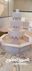  13 نوافير وشلالات وباربيكو وجميع انواع ديكورات الحجر الطبيعي  العنوان الزرقاء الجديده