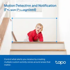  4 TP-LINK TAPO C200 WIRELESS CAMERA  كاميرا مراقبة واي فاي منزلية ذكية Tapo C200 – دقة 1080p