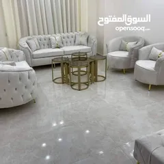  7 اطقم ضيوف 7 مقاعد تشطيب عالي مكفول 3سنوات بسعر الجملة شامل التوصيل والتركيب داخل عمان