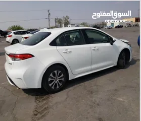  30 تويوتا كورولا 2022 هايبرد 1800cc بطارية ليثيوم وارد اميركا صناعه ياباني وليست صيني بحالة الوكالة