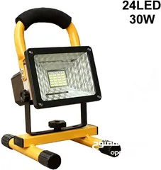  6 مصباح LED قابل لاعادة الشحن للتخيم والرحلات والجلسات الخارجية