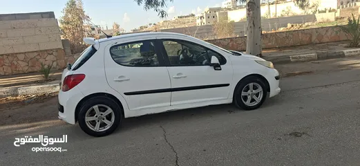  11 بيجو 207موديل 2009_اتومتيك _ماتور 1600-بنزين اصل برايفت _فحص الف صلاة النبي نظيفة من الاخر