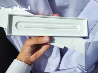 1 السلام عليكم عندي apple pencil الجيل الثاني مجرد فتح الغلاف غير مستخدم لعدم توافقه مع ايباد 9 للبيع