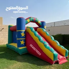  3 نطيطات زحاليق هوائيه ملعب صابوني الرياض