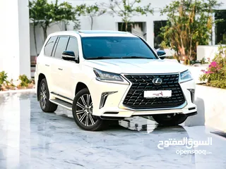  2   LEXUS LX 570 5.7L V8  FULL SERVICE HISTORY  UNDER WARRANTY  GCC  PLATINUM