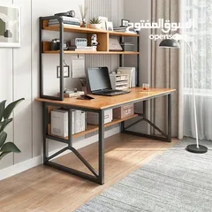  2 مكتب واحد يجمع بين الأناقة والعملية – راحتك تبدأ من هنا! مكتب منزلي متعدد الاستخدامات