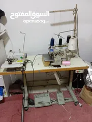  6 ماكنه حبكه جوكي اصلي بحاله ممتازه صناعي مع طاوله و شمع دان بركب عليها سته خيطان شغل مصنع أو مشغل