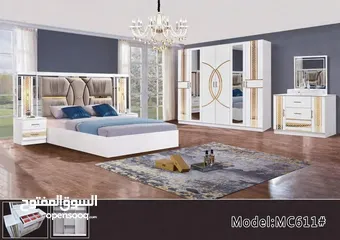  6 6 قطع غرفتنوم مع دوشق