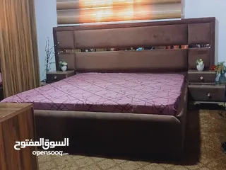  3 للبيع غرفه نوم تركي كامله مع فرشه نضيفه