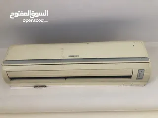  1 مكيف سامسونج وحده داخليه 70دينار