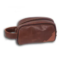  4 Genuine Leather Men's Travel Pouch Crafted from premium genuine leather