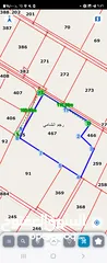  5 للبيع ارض 15 دونم في رجم الشامي شارعين الغدير الجنوبي 400 م عن شارع الميه