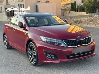  17 كيا اوبتيما بنزين 2014 فل بانوراما فحص كامل وارد الشركة بحالة الوكالة