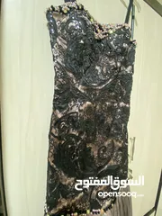  7 فساتين سهره بحالة الجيد جدا لبسه مرة وحدة