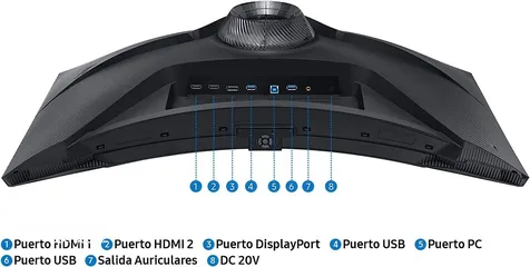  7 SAMSUNG Odyssey G7 27" 1000R Curved Gaming Monitor